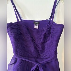 J Crew Women’s Royal Purple Silk Dress